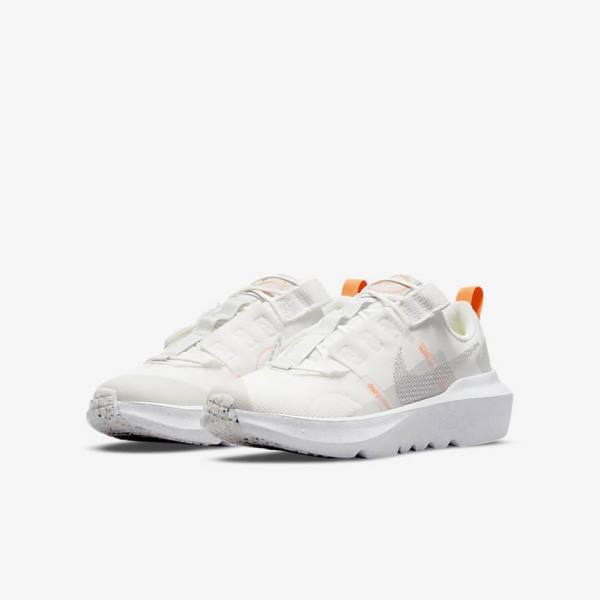 Kids' Nike Crater Impact Older Trainers White | NK768QLE