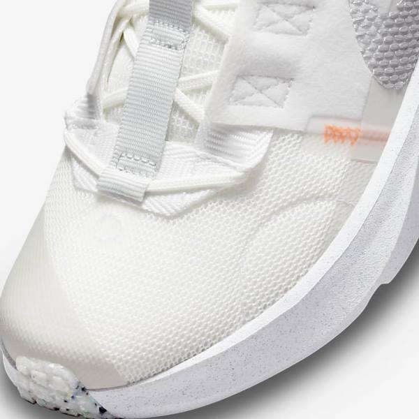 Kids' Nike Crater Impact Older Trainers White | NK768QLE