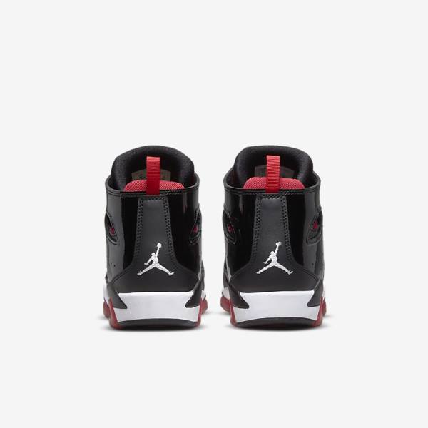 Kids' Nike Jordan Flight Club 91 Older Trainers Black / Red / White | NK924OZS