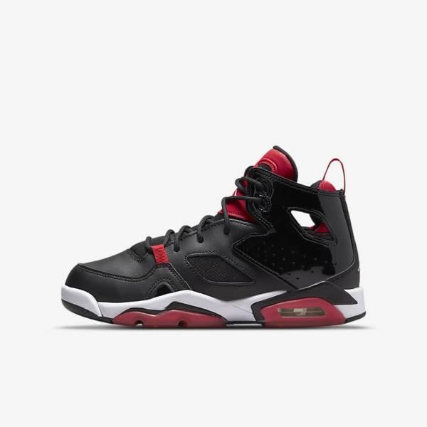 Kids\' Nike Jordan Flight Club 91 Older Trainers Black / Red / White | NK924OZS