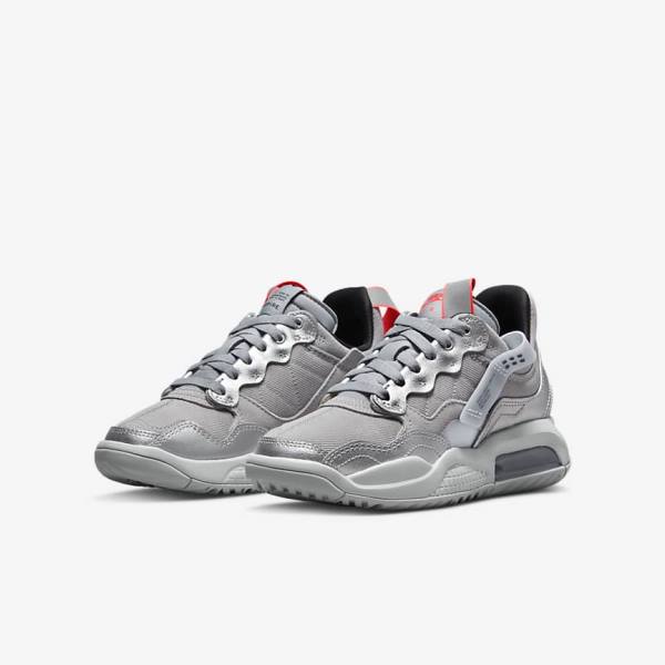 Kids' Nike Jordan MA2 Older Trainers Grey / Metal Silver / Platinum / Black | NK327UGY