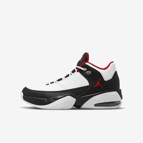 Kids\' Nike Jordan Max Aura 3 Older Trainers White / Black / Red | NK869BVQ