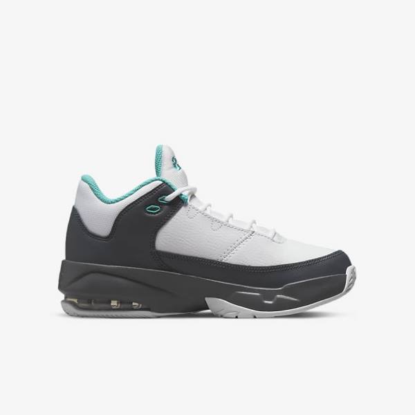 Kids' Nike Jordan Max Aura 3 Older Trainers White / Grey / Turquoise | NK913UTQ