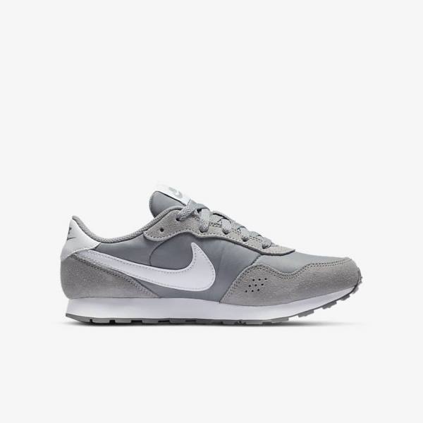 Kids' Nike MD Valiant Older Trainers Grey / White | NK709YNA