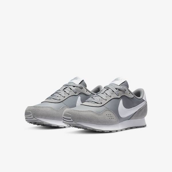 Kids' Nike MD Valiant Older Trainers Grey / White | NK709YNA