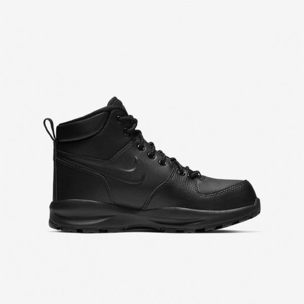 Kids' Nike Manoa LTR Older Boot Trainers Black | NK903XGT