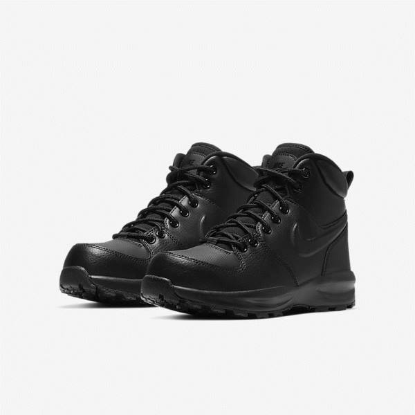 Kids' Nike Manoa LTR Older Boot Trainers Black | NK903XGT