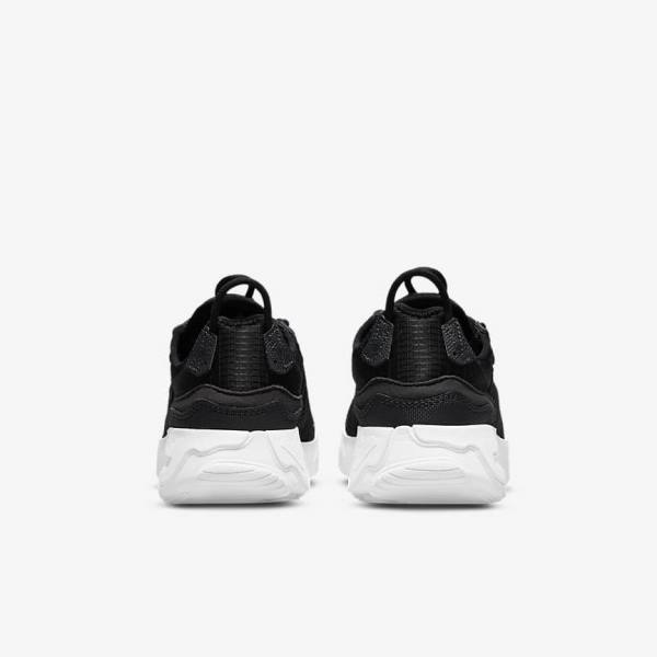 Kids' Nike React Live Older Trainers Black / Dark Grey / White | NK067REP