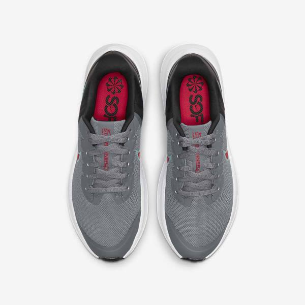 Kids' Nike Star Runner 3 Older Road Running Shoes Grey / Black / Red | NK129LPT