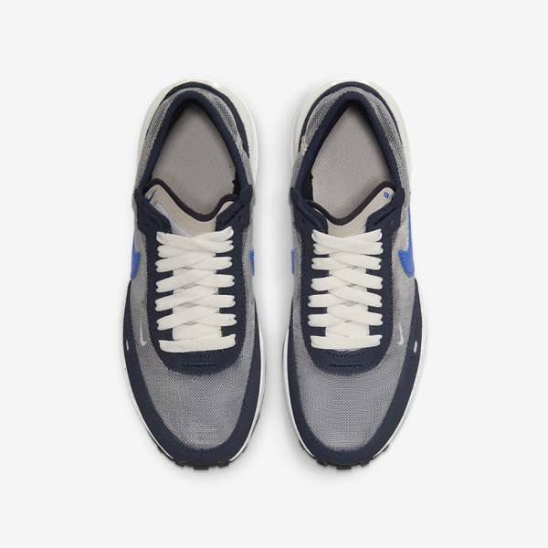 Kids' Nike Waffle One Older Trainers Dark Obsidian / Black / Royal | NK507IFP