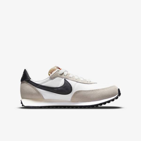 Kids' Nike Waffle Trainer 2 Older Trainers White / Black | NK471GVL