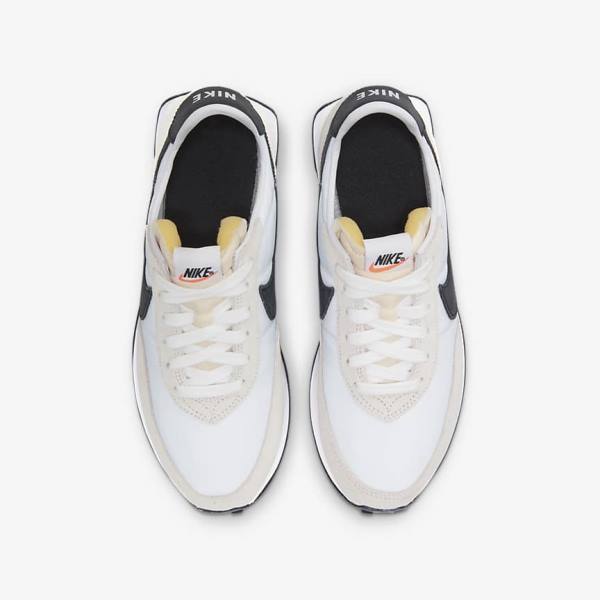 Kids' Nike Waffle Trainer 2 Older Trainers White / Black | NK471GVL