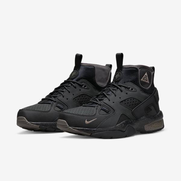 Men's Nike ACG Air Mowabb Trainers Black / Olive Grey | NK380YHJ