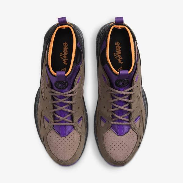 Men's Nike ACG Air Mowabb Trainers Brown / Purple / Light | NK619VJT