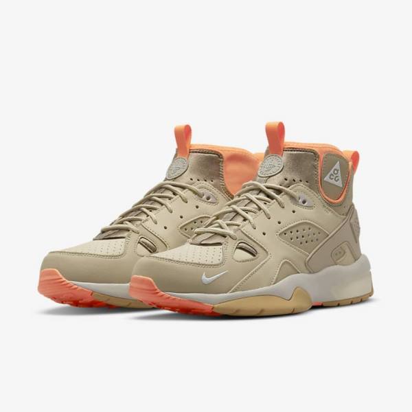 Men's Nike ACG Air Mowabb Trainers Khaki / Silver | NK849ORY