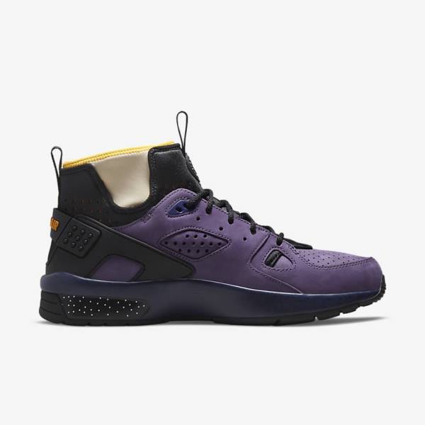 Men's Nike ACG Air Mowabb Trainers Purple / Blue / Black / Gold | NK698YEM