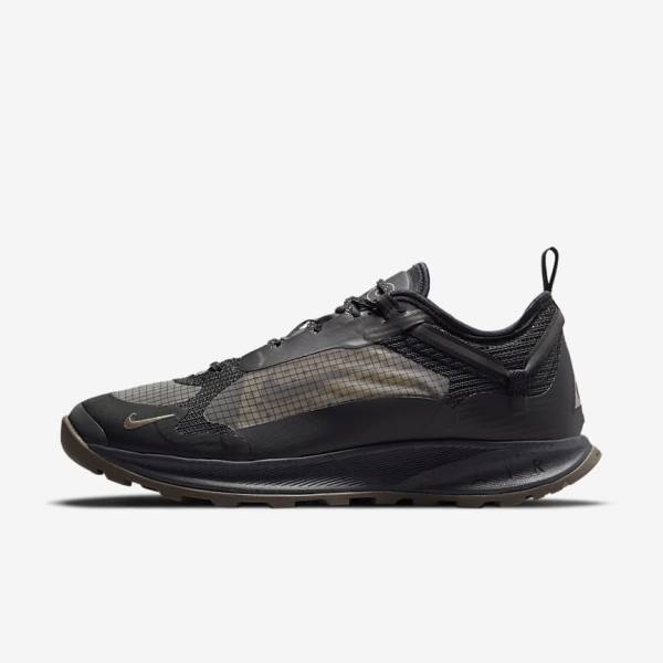 Men\'s Nike ACG Air Nasu 2 Trainers Black / Dark Grey | NK219IRA