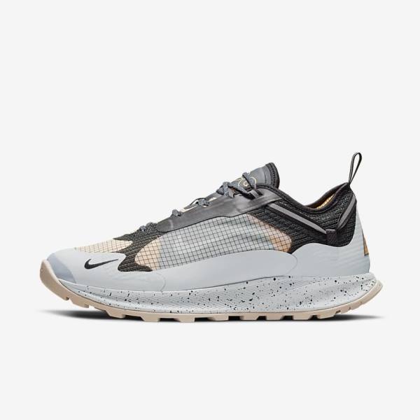 Men\'s Nike ACG Air Nasu 2 Trainers Grey / Metal Silver | NK384ZLX