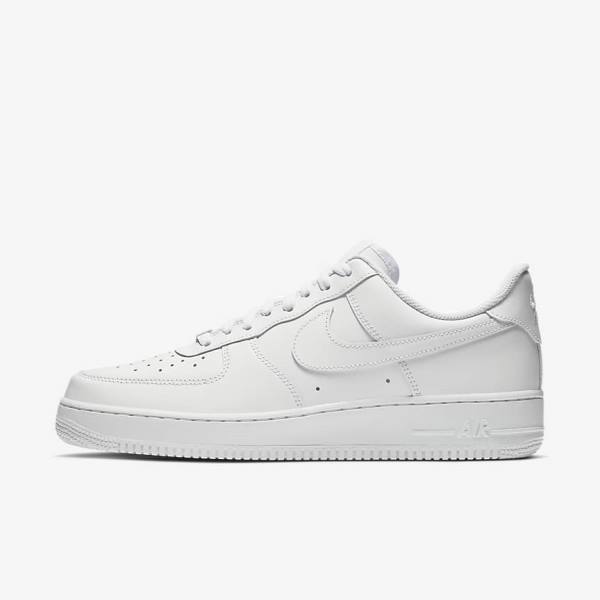 Men\'s Nike Air Force 1 07 Trainers White | NK083TXS