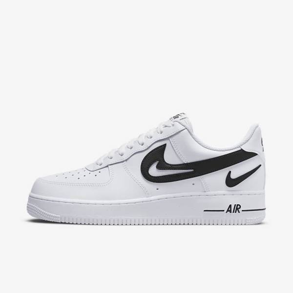 Men\'s Nike Air Force 1 07 Trainers White / Black | NK126YMC