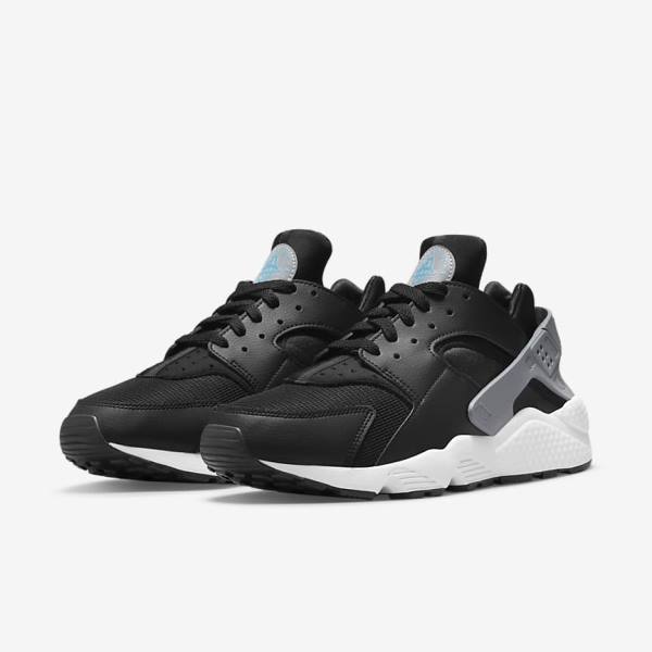 Men's Nike Air Huarache J22 Trainers Black / Grey / White | NK479RZD