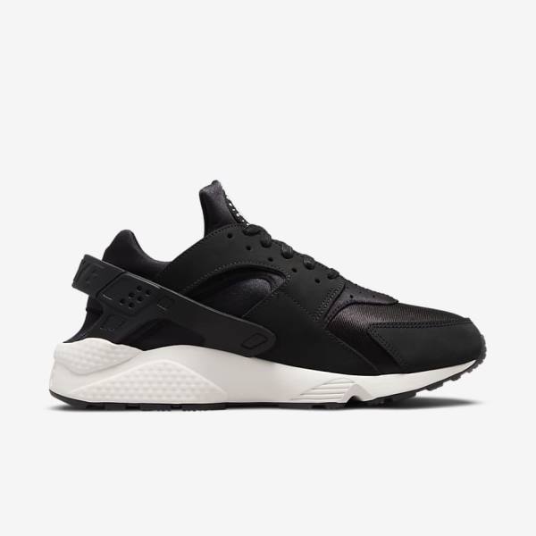 Men's Nike Air Huarache LE Trainers Black / White | NK584UXJ