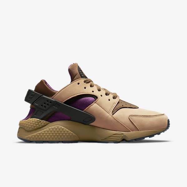 Men's Nike Air Huarache LE Trainers Black / Brown | NK752XEQ