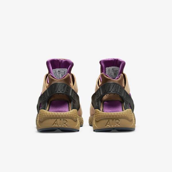 Men's Nike Air Huarache LE Trainers Black / Brown | NK752XEQ