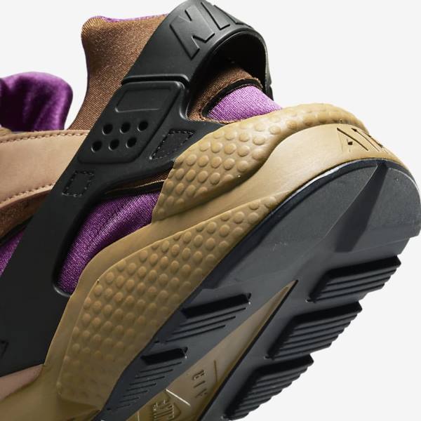 Men's Nike Air Huarache LE Trainers Black / Brown | NK752XEQ