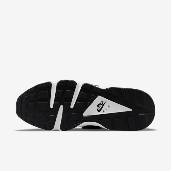 Men's Nike Air Huarache Trainers Black / White | NK062VSO