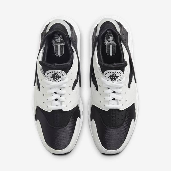 Men's Nike Air Huarache Trainers Black / White | NK062VSO