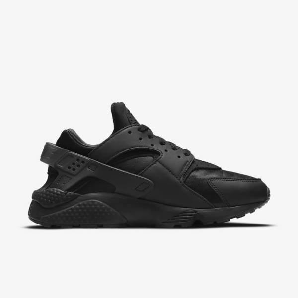 Men's Nike Air Huarache Trainers Black / Dark Grey | NK902QDI