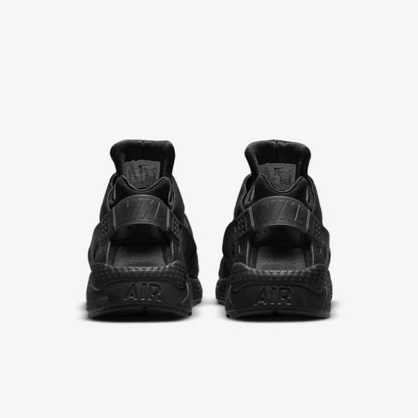 Men's Nike Air Huarache Trainers Black / Dark Grey | NK902QDI