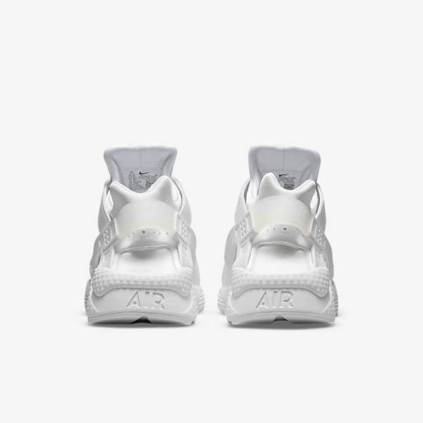 Men's Nike Air Huarache Trainers White / Platinum | NK091MAH