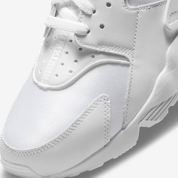 Men's Nike Air Huarache Trainers White / Platinum | NK091MAH