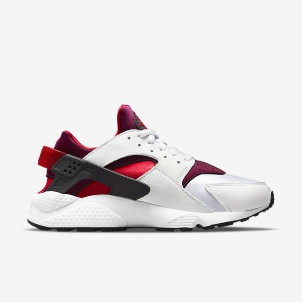 Men's Nike Air Huarache Trainers White / Red / Black / Red | NK168BHJ