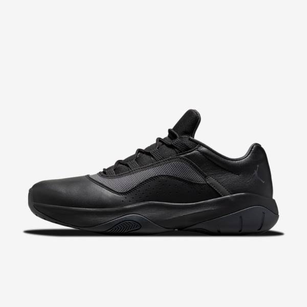 Men\'s Nike Air Jordan 11 CMFT Low Trainers Black / Dark Grey | NK123XHS