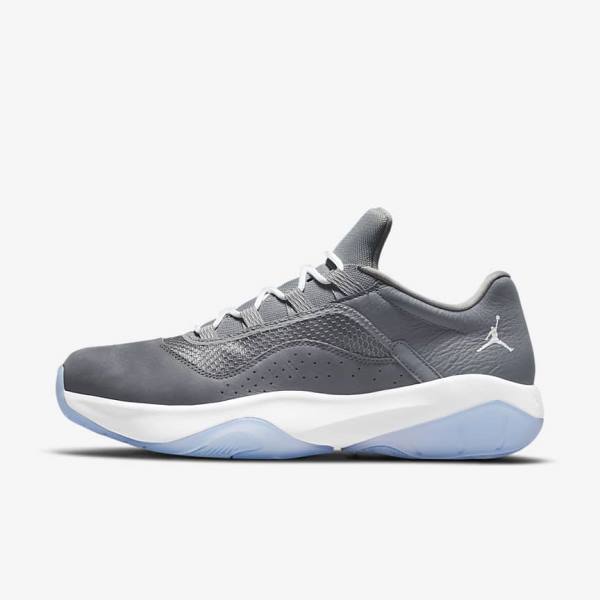 Men\'s Nike Air Jordan 11 CMFT Low Trainers Grey / White | NK634ETL