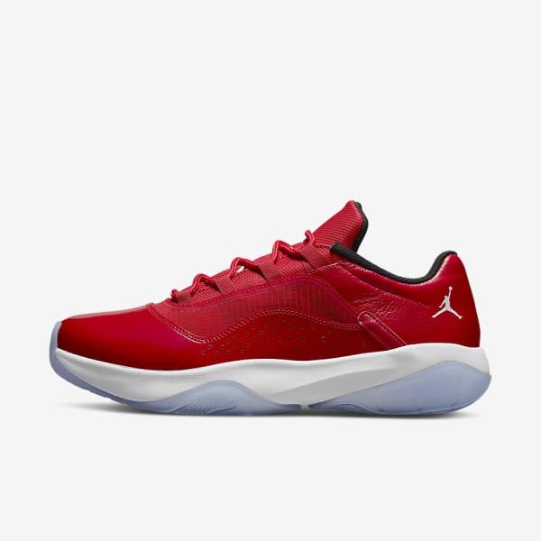 Men\'s Nike Air Jordan 11 CMFT Low Trainers Red / Black / White | NK708RPG