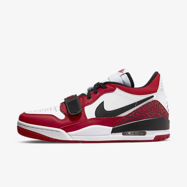 Men\'s Nike Air Jordan Legacy 312 Low Trainers White / Red / Black | NK245DES