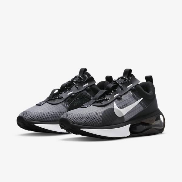 Men's Nike Air Max 2021 Trainers Black / Grey / White | NK169HLV