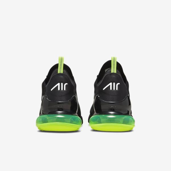 Men's Nike Air Max 270 Trainers Black / Silver / White | NK532IKD