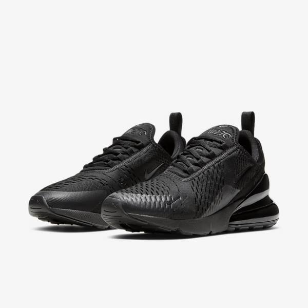 Men's Nike Air Max 270 Trainers Black | NK576IDV