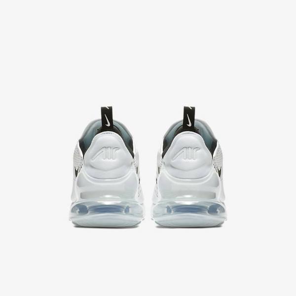 Men's Nike Air Max 270 Trainers White / Black | NK681LFB