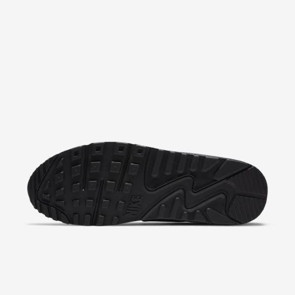 Men's Nike Air Max 90 LTR Trainers Black | NK695MHW