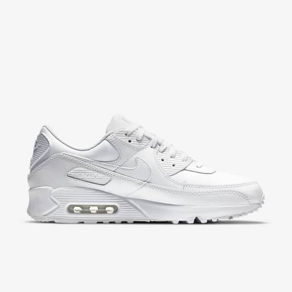 Men's Nike Air Max 90 LTR Trainers White | NK569GMN