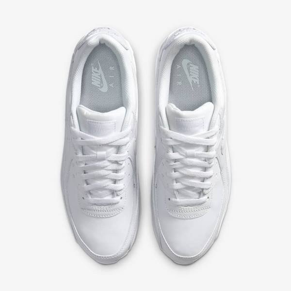 Men's Nike Air Max 90 LTR Trainers White | NK569GMN