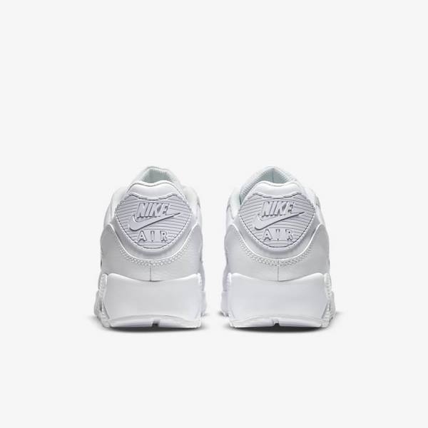 Men's Nike Air Max 90 LTR Trainers White | NK569GMN