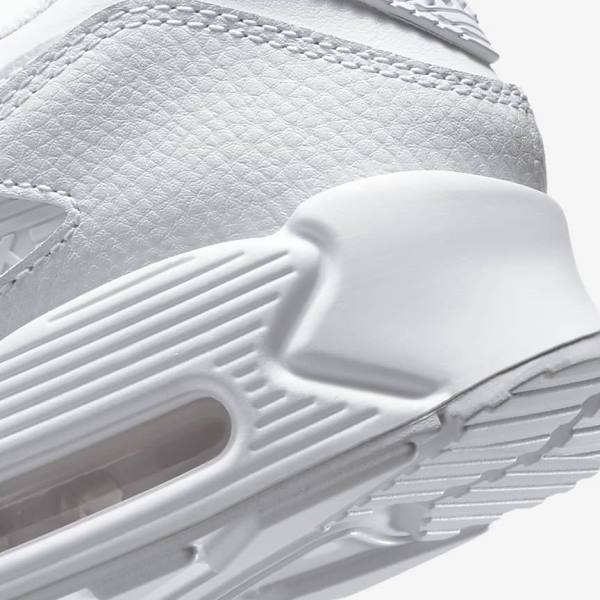 Men's Nike Air Max 90 LTR Trainers White | NK569GMN