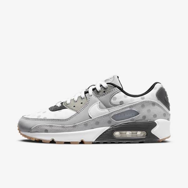 Men\'s Nike Air Max 90 NRG Trainers White | NK893ALT